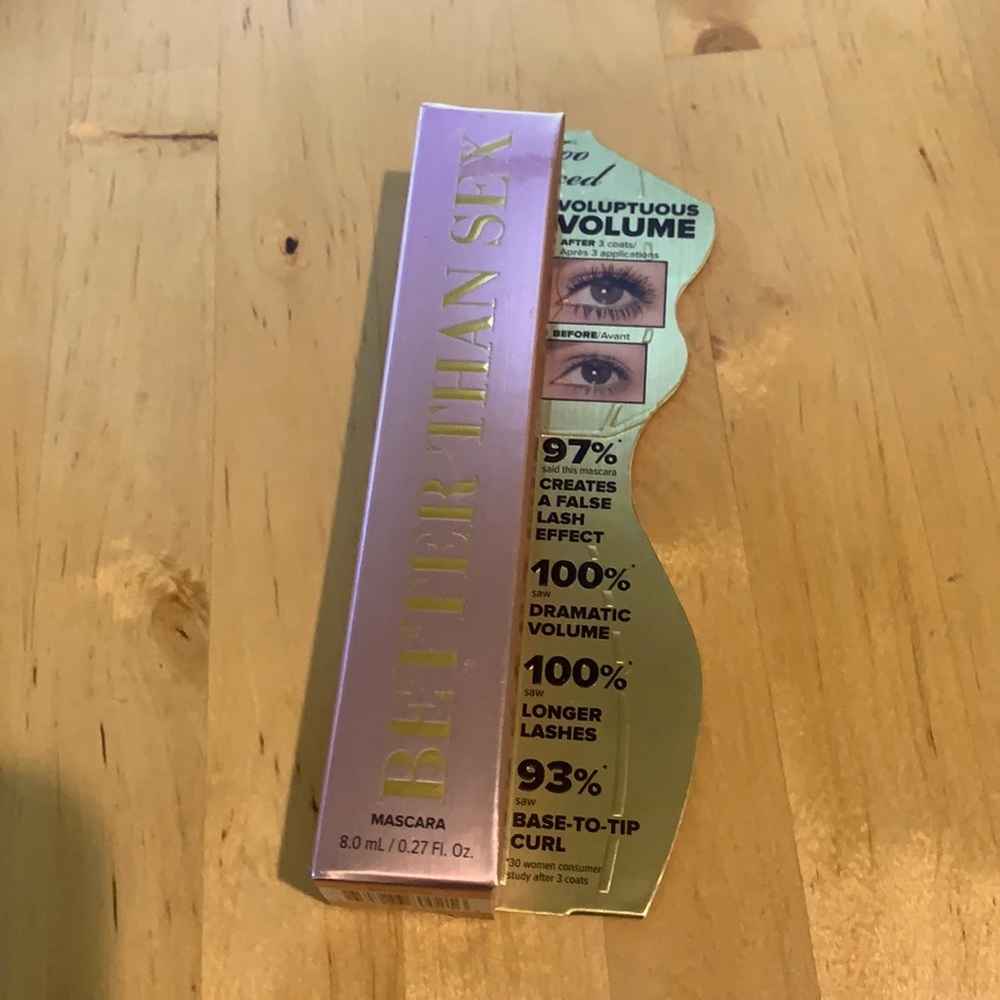 Too faced better than sex mascara